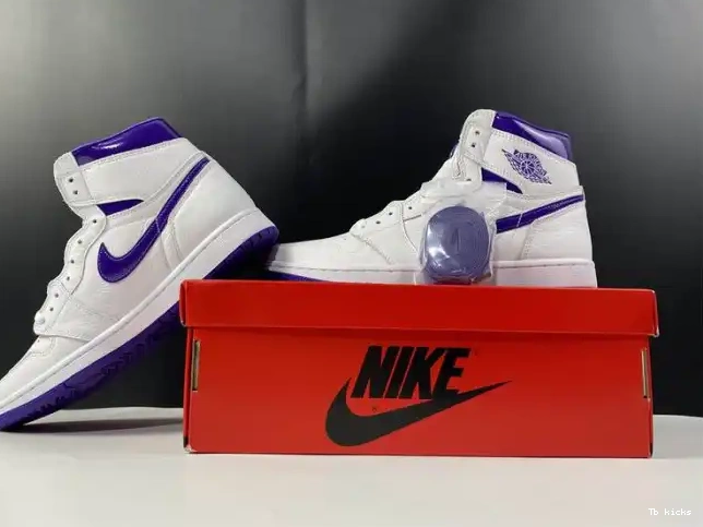 Rep TBK AIR HIGH JORDAN COURT 1 PURPLE RETRO CD0461-151 0617